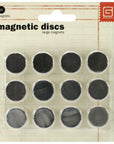 BasicGrey - Magnetic Discs - Large, 12 pk-ScrapbookPal