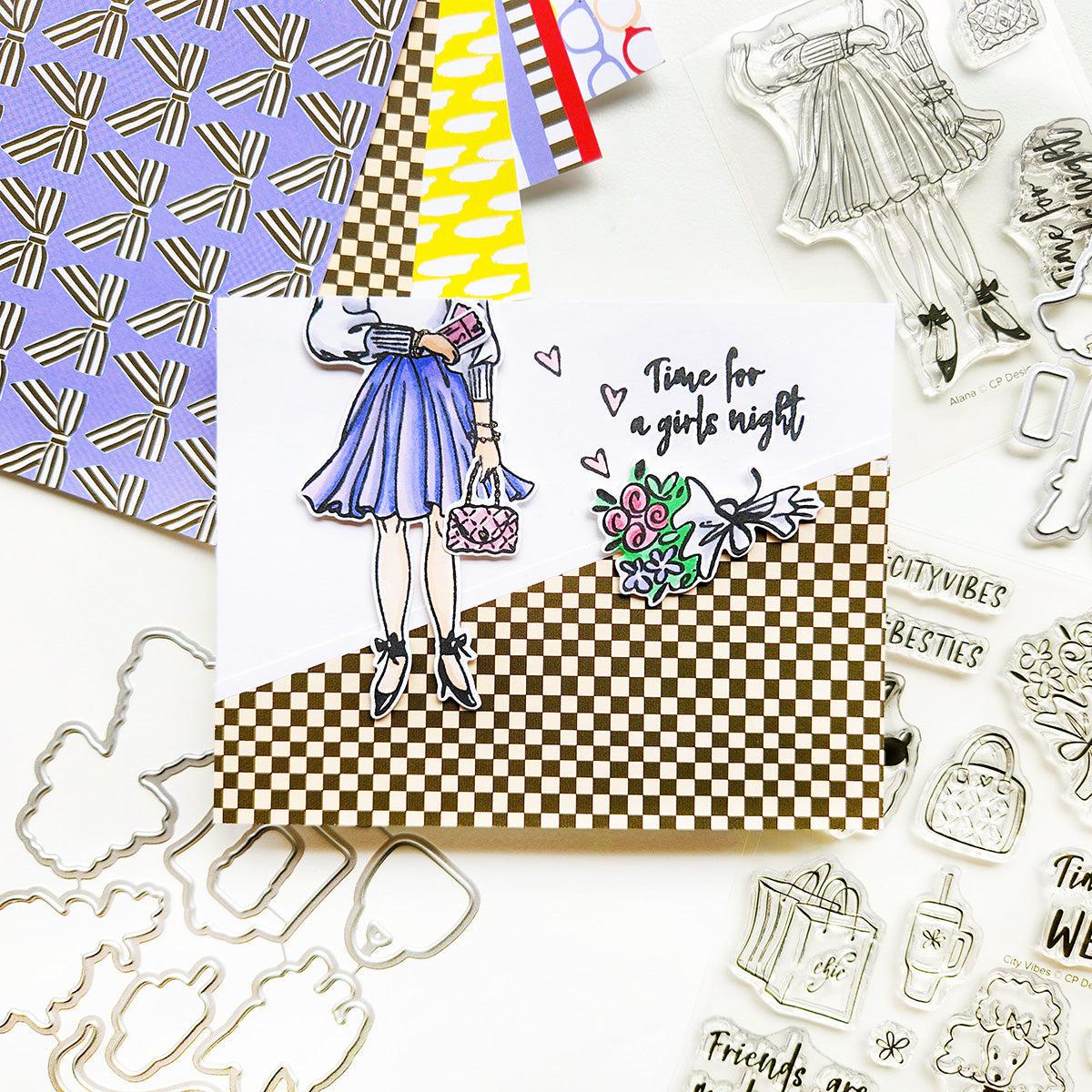 Catherine Pooler Designs - Clear Stamps - Alana in the City-ScrapbookPal