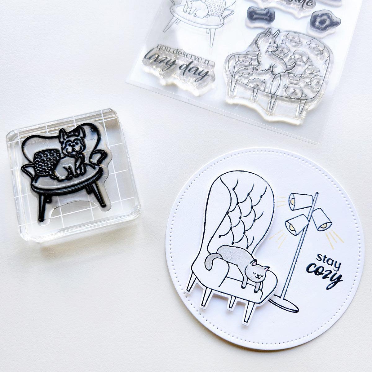 Catherine Pooler Designs - Clear Stamps - Cozy Pets-ScrapbookPal