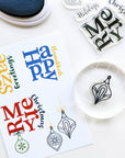 Catherine Pooler Designs - Clear Stamps - Holiday Stacks Sentiments-ScrapbookPal