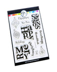 Catherine Pooler Designs - Clear Stamps - Holiday Stacks Sentiments-ScrapbookPal