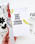 Catherine Pooler Designs - Clear Stamps - Inside Out Christmas Sentiments-ScrapbookPal