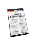Catherine Pooler Designs - Clear Stamps - Inside Out Christmas Sentiments-ScrapbookPal