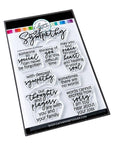 Catherine Pooler Designs - Clear Stamps - Inside Out Sympathy Sentiments-ScrapbookPal