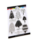 Catherine Pooler Designs - Clear Stamps - Printed Trees-ScrapbookPal