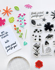 Catherine Pooler Designs - Clear Stamps - Roadside Blooms-ScrapbookPal