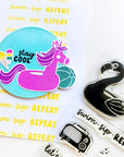 Catherine Pooler Designs - Clear Stamps - Swim Sip Repeat-ScrapbookPal