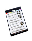 Catherine Pooler Designs - Clear Stamps - Vest Gift Sentiments-ScrapbookPal