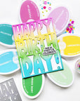 Catherine Pooler Designs - Dies - Balloon Letter Birthday Cover Plate-ScrapbookPal