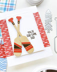 Catherine Pooler Designs - Dies - Patterned Paddle-ScrapbookPal
