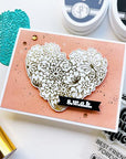 Catherine Pooler Designs - Hot Foil Plates - Hearts Aflutter-ScrapbookPal