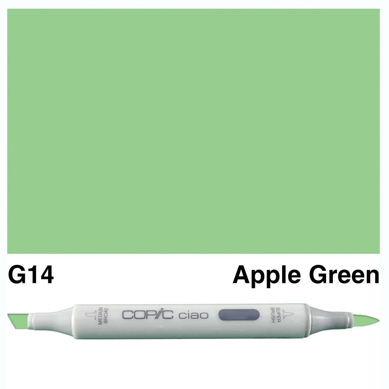 Copic - Ciao Marker - Apple Green - G14-Copic Markers-ScrapbookPal