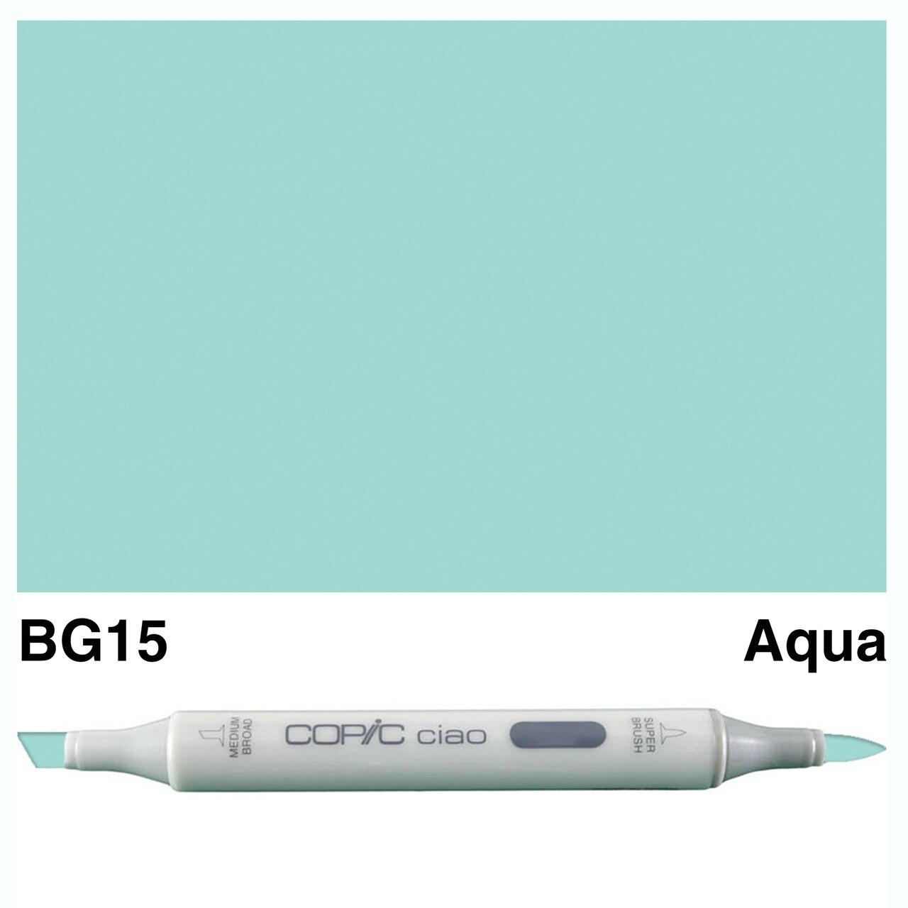 Copic - Ciao Marker - Aqua - BG15-ScrapbookPal