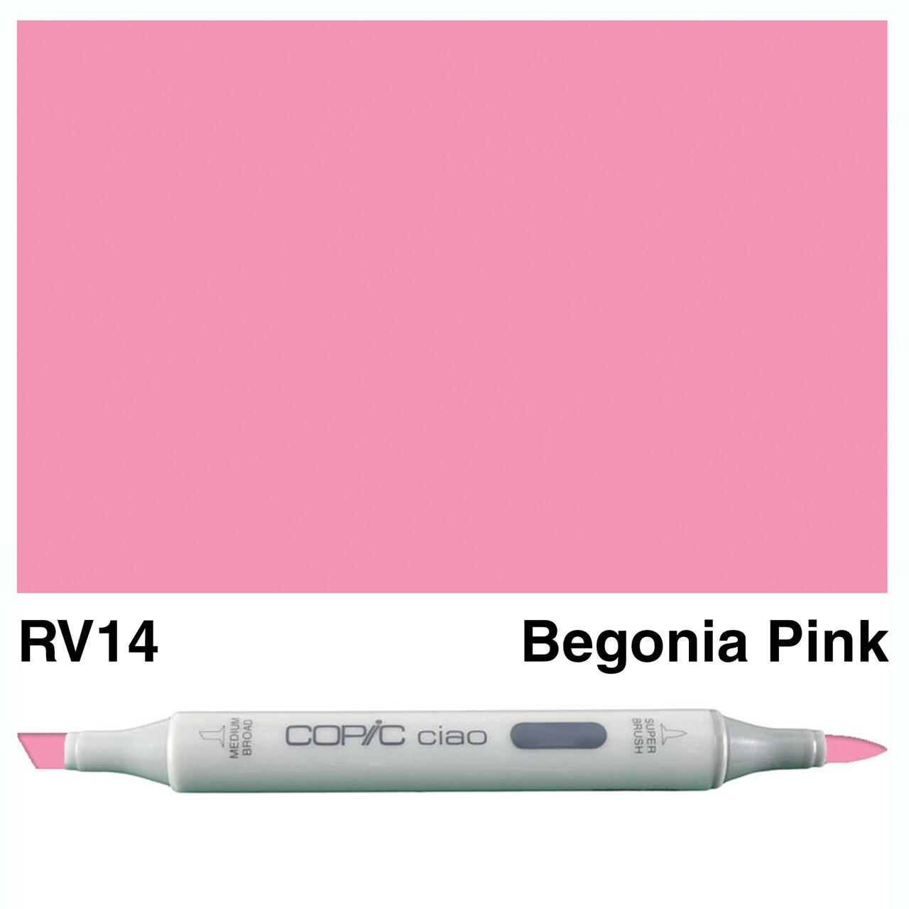 Copic - Ciao Marker - Begonia Pink - RV14-Copic Markers-ScrapbookPal