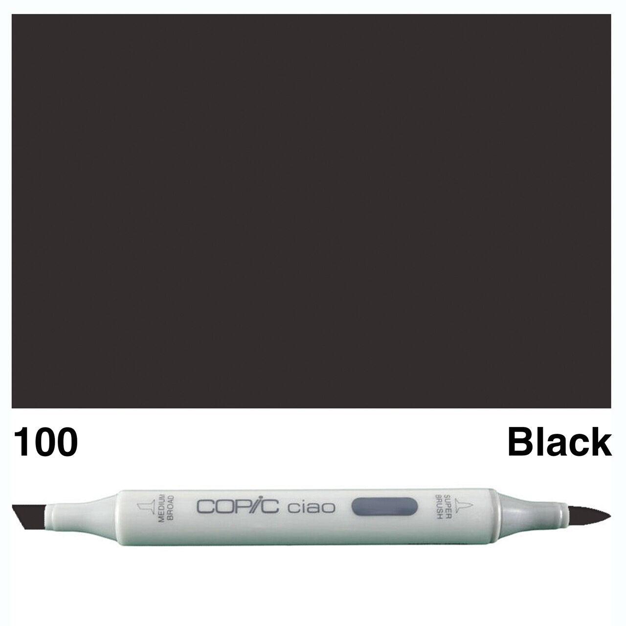 Copic - Ciao Marker - Black - 100-ScrapbookPal