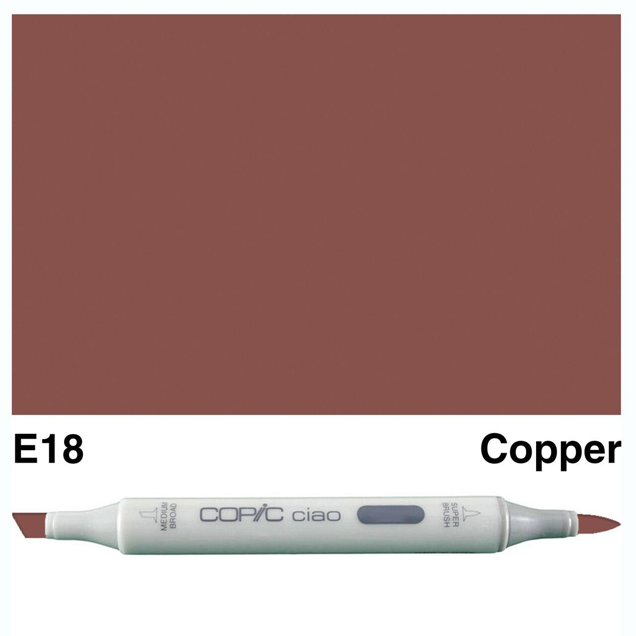 Copic - Ciao Marker - Copper - E18-ScrapbookPal