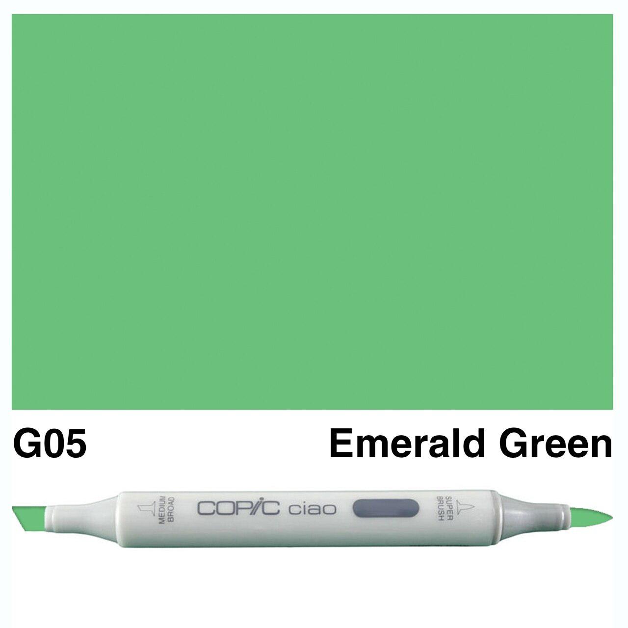 Copic - Ciao Marker - Emerald Green - G05 – ScrapbookPal