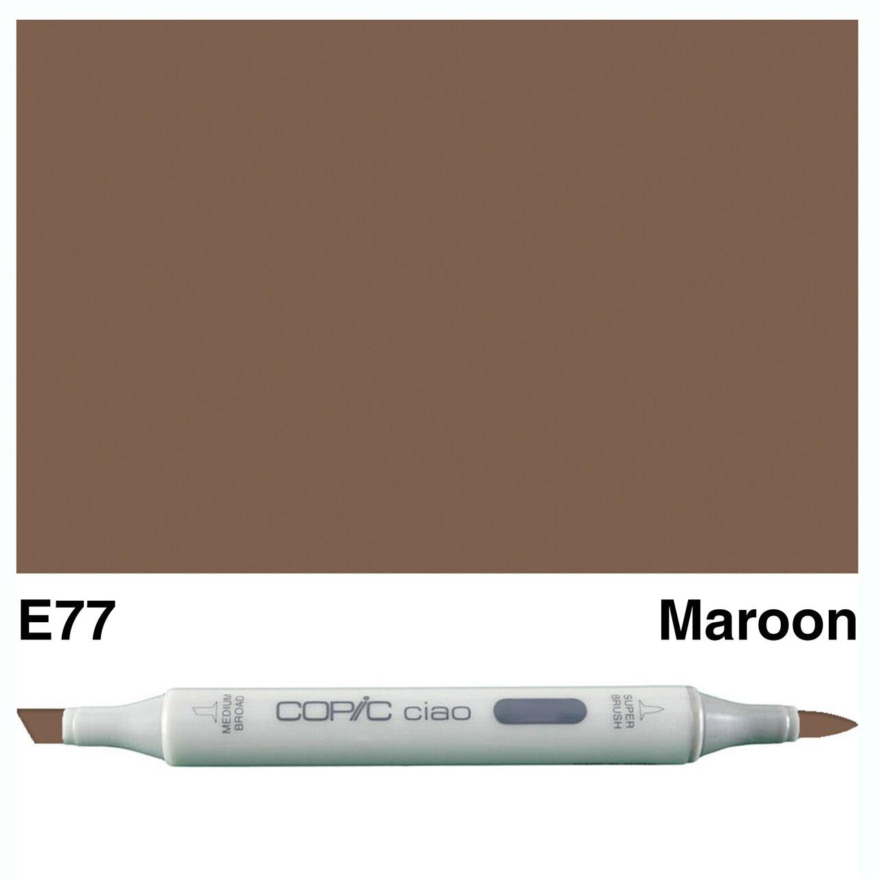 Copic - Ciao Marker - Maroon - E77-ScrapbookPal