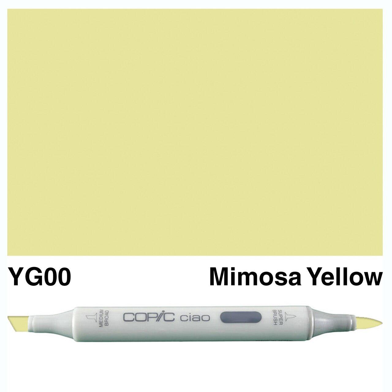 Copic - Ciao Marker - Mimosa Yellow - YG00-ScrapbookPal