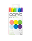 Copic - Ciao Marker Set - Brights, 6 pk-ScrapbookPal