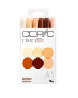 Copic - Ciao Marker Set - Portrait, 6 pk-ScrapbookPal