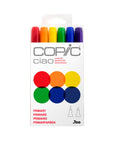 Copic - Ciao Marker Set - Primary, 6 pk-ScrapbookPal