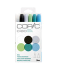 Copic - Ciao Marker Set - Sea, 6 pk-ScrapbookPal