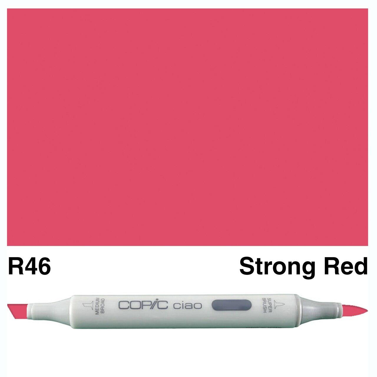 Copic - Ciao Marker - Strong Red - R46-ScrapbookPal