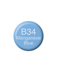 Copic - Ink Refill - Manganese Blue - B34-ScrapbookPal