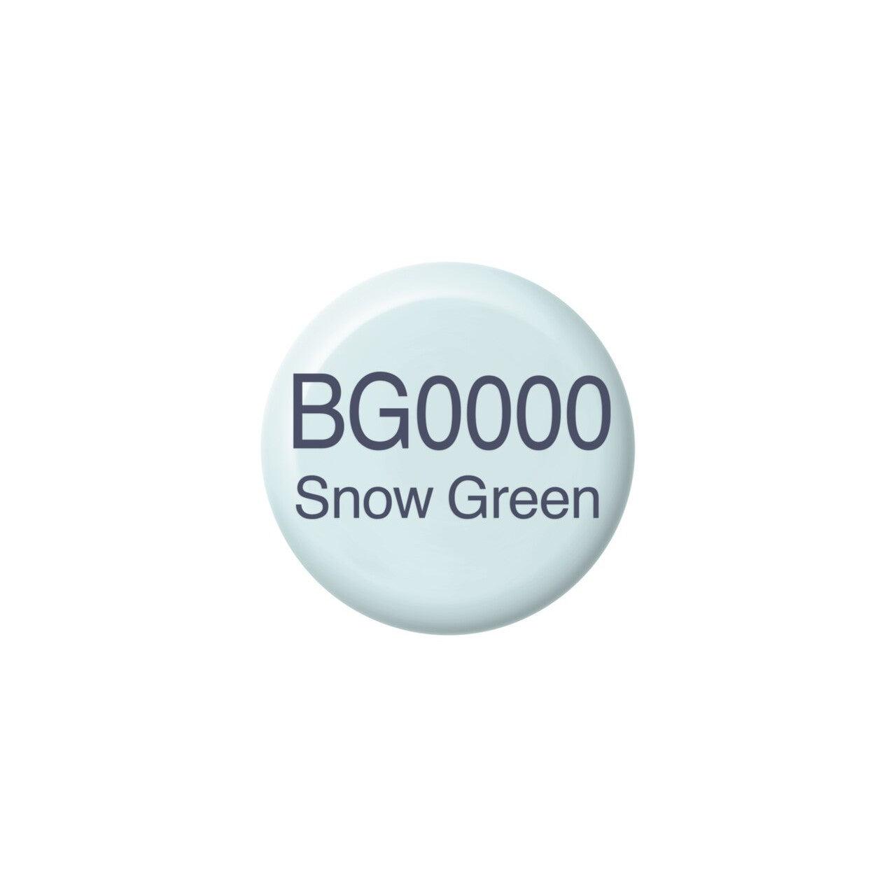 Copic - Ink Refill - Snow Green - BG0000-ScrapbookPal