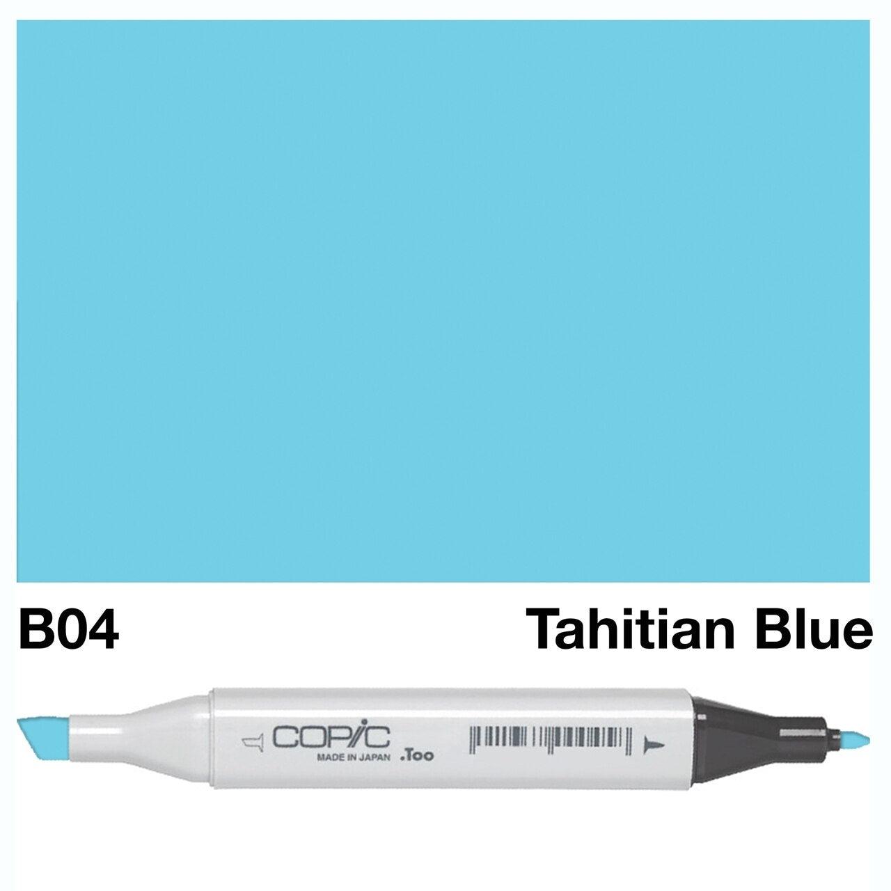Copic - Original Marker - Tahitian Blue - B04-ScrapbookPal