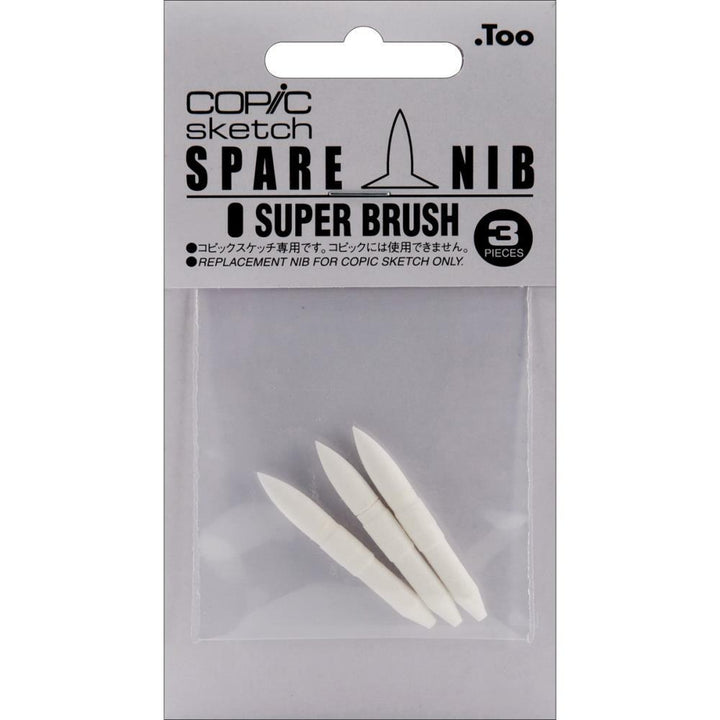 Copic - Sketch & Ciao Super Brush Nibs, 3 pk-ScrapbookPal
