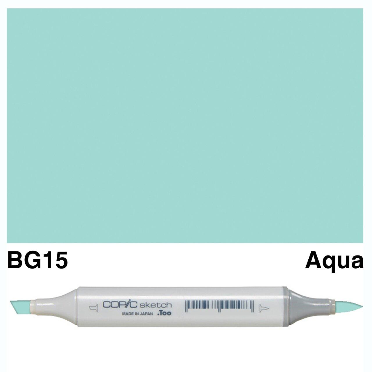 Copic - Sketch Marker - Aqua - BG15-ScrapbookPal