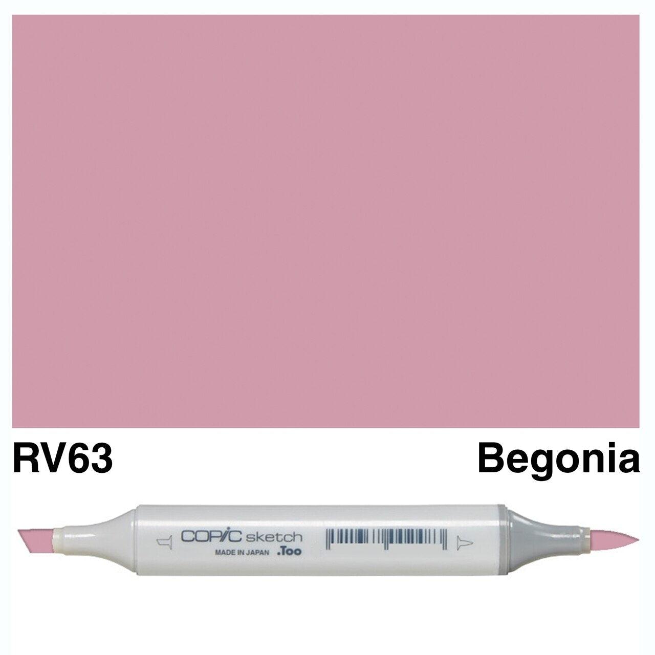 Copic - Sketch Marker - Begonia - RV63-ScrapbookPal