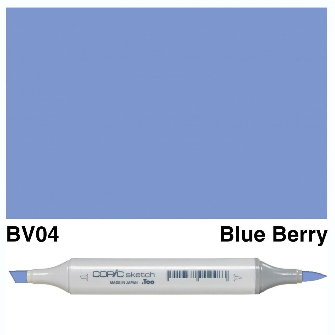 Copic - Sketch Marker - Blue Berry - BV04-ScrapbookPal