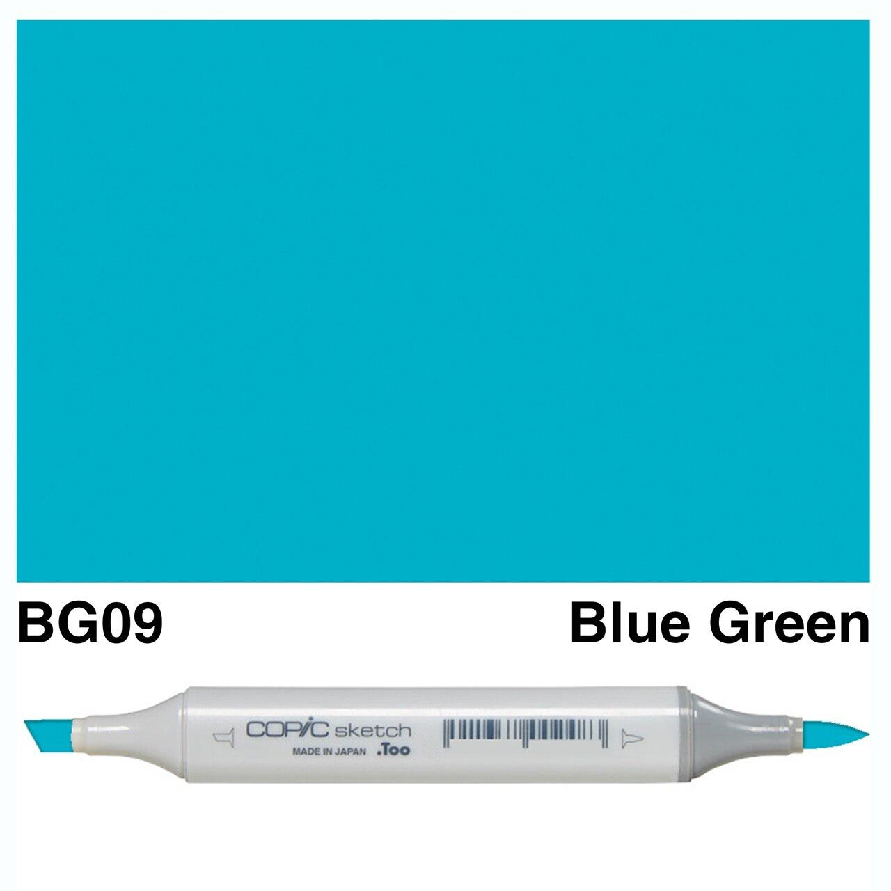 Copic - Sketch Marker - Blue Green - BG09-ScrapbookPal
