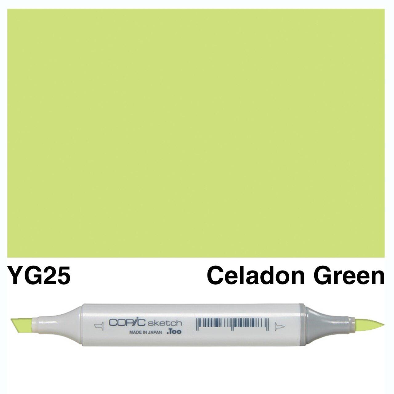 Copic - Sketch Marker - Celadon Green - YG25-ScrapbookPal