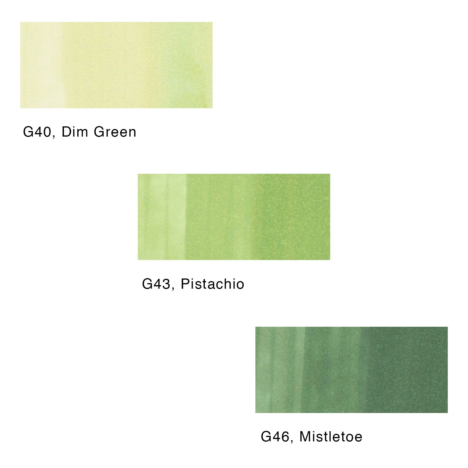 Copic - Sketch Marker Color Fusion - Set 5 Greens, 3 pk – ScrapbookPal