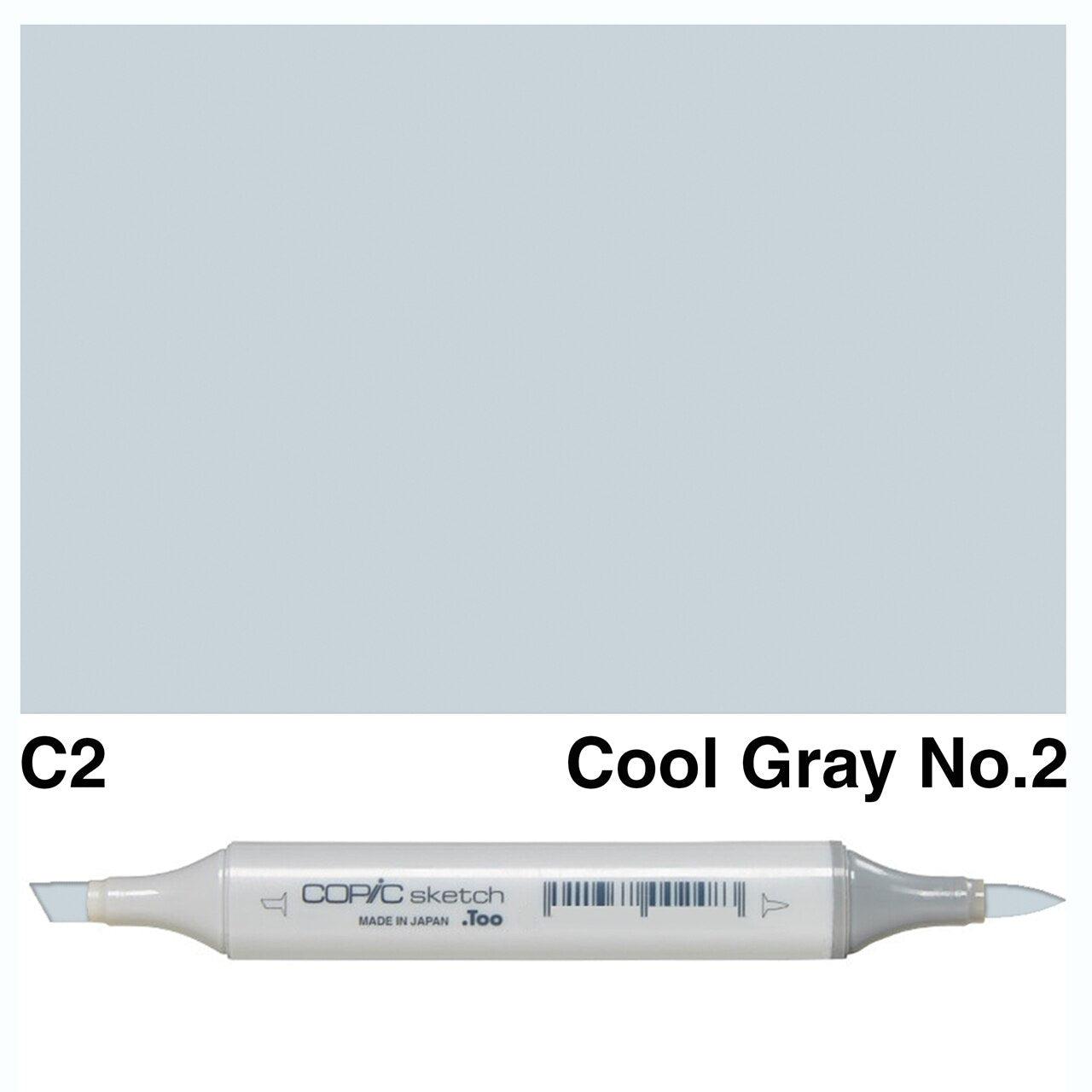 Copic - Sketch Marker - Cool Gray No. 2 - C2-ScrapbookPal