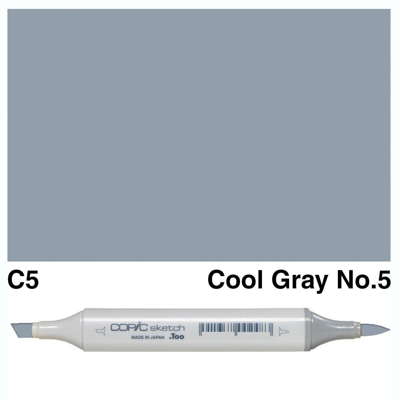 Copic - Sketch Marker - Cool Gray No. 5 - C5-ScrapbookPal