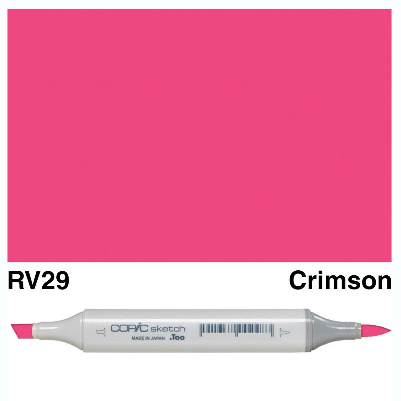 Copic - Sketch Marker - Crimson - RV29-ScrapbookPal