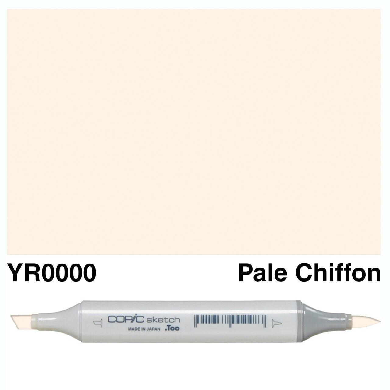 Copic - Sketch Marker - Pale Chiffon - YR0000-ScrapbookPal