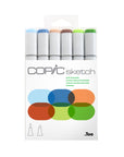 Copic - Sketch Marker Set - Earth Essentials, 6 pk-ScrapbookPal