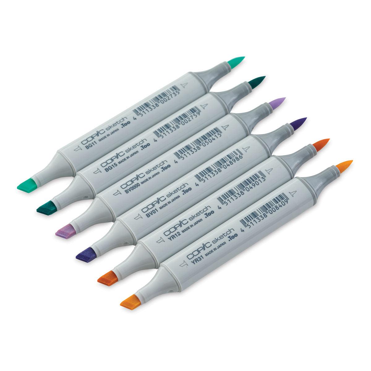 Copic Sketch Marker Set Pale Pastels, pk – ScrapbookPal