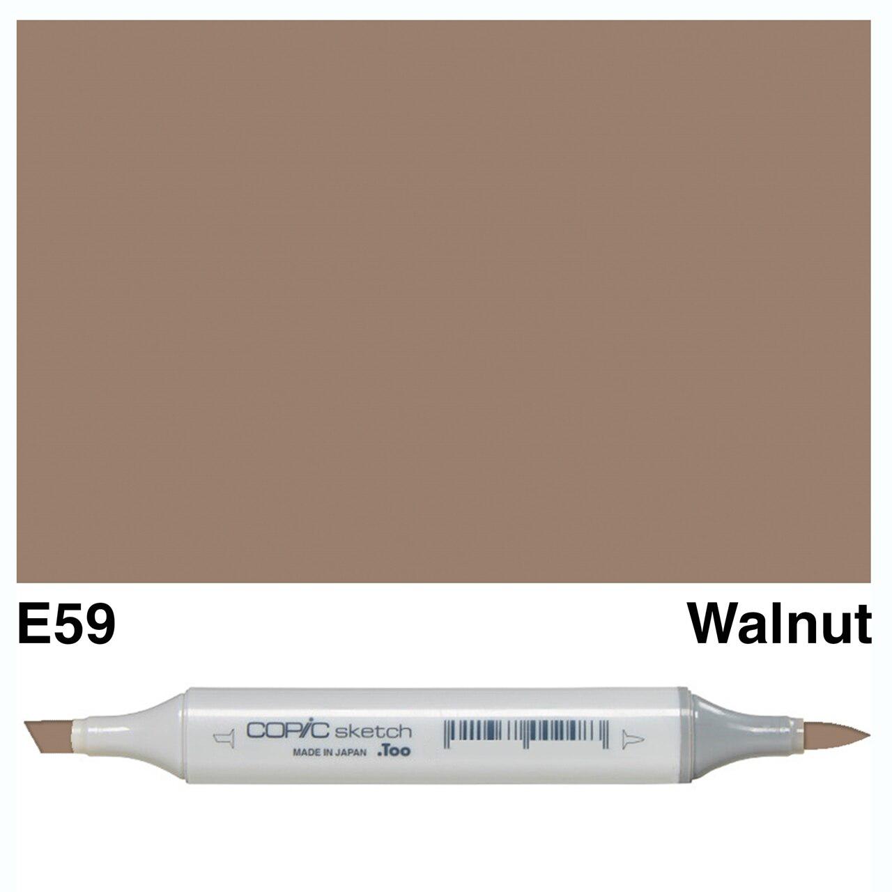 Copic - Sketch Marker - Walnut - E59-ScrapbookPal