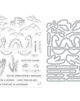 Hero Arts - Don't Stop Believing Collection - Stamp & Cut - Unbelievably Awesome - Scratch & Dent