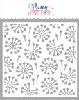 Pretty Pink Posh - Stencils - Dandelion Background