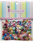 Dress My Craft - Shaker Elements - Rainbow Cup Sequins-ScrapbookPal