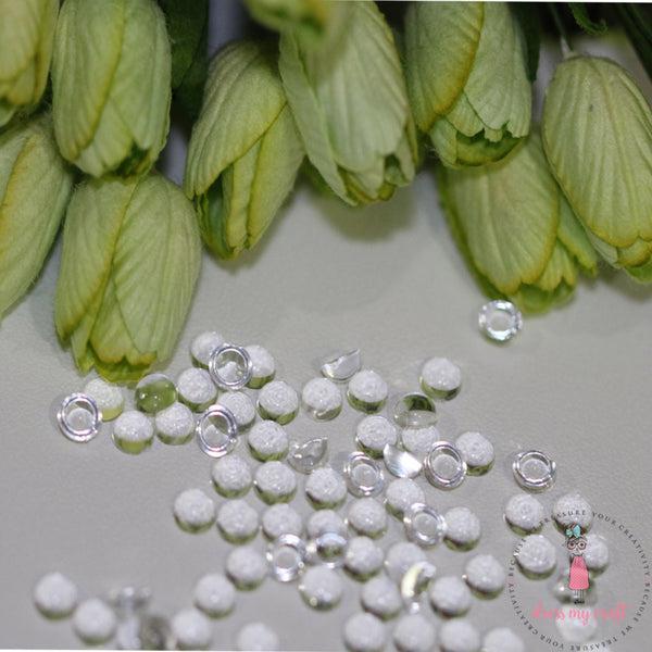 Dress My Craft - Water Droplets 4mm, 100 pk-ScrapbookPal