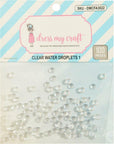 Dress My Craft - Water Droplets 4mm, 100 pk-ScrapbookPal